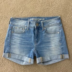 American Eagle Denim Midi Short (00)